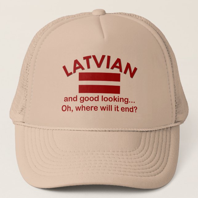 Schöner Latvian Truckerkappe (Vorderseite)