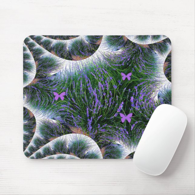 Schöner Lavender Garden....... Mousepad (Mit Mouse)