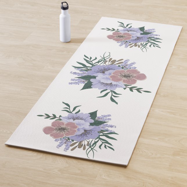 Schöner Lavender in Bouquet Yogamatte (Beispiel)