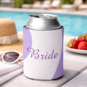 Schöner Lavender und Weiße Braut Dosenkühler