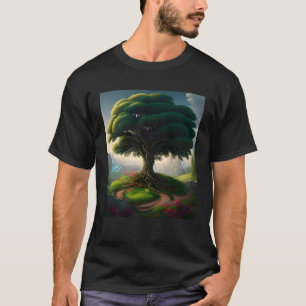 Schöner, lebendiger Baum Die Schönheit der Natur T-Shirt