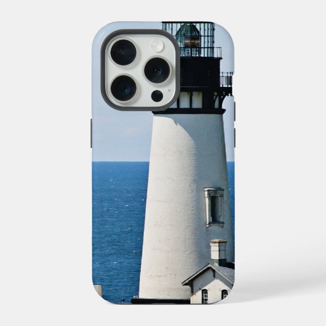 Schöner Leuchtturm iPhone Hülle (Rückseite)