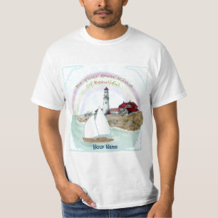 Schöner Leuchtturm T-Shirt