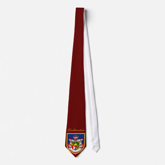 Schöner Liechtenstein-Flaggen-Mantel-Arm Krawatte (Vorderseite)