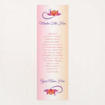 Schöner Lotos lila orange rosa Ombre Abstufung