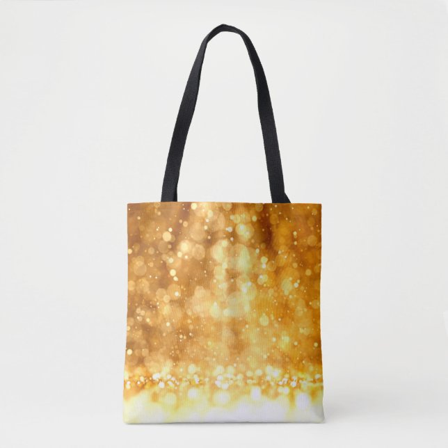 Schöner luxuriöser goldgelber Glitzer Hintergrund. (Vorderseite)
