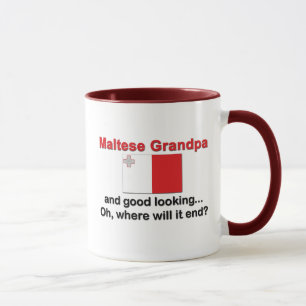Schöner maltesischer Großvater Tasse