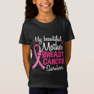 Schöner Mama-Mutter-Brustkrebs-Überlebender T-Shirt