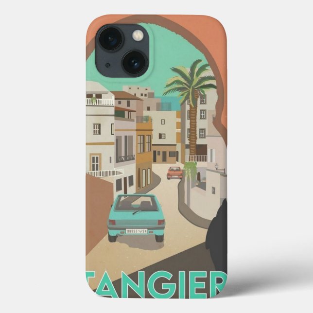 schöner marokkanischer Stadtmalereigehäuse Case-Mate iPhone Hülle (Rückseite)