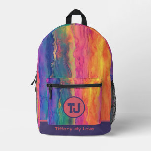 Schöner Mit Monogramm Coach-Rucksack Bedruckter Rucksack