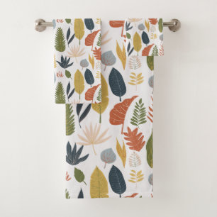 Schöner, moderner Retro-Hübscher Fall Badhandtuch Set