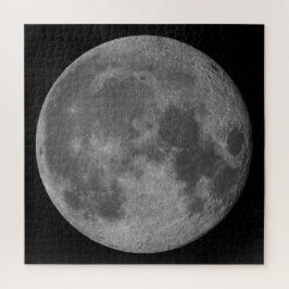 Schöner Mond im Raum Puzzle