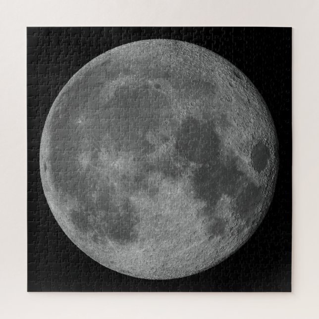 Schöner Mond im Raum Puzzle (Vertikal)