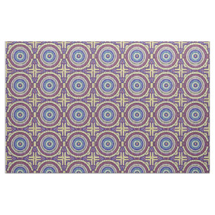 Schöner Mosaikstil leicht Match Cream Blue Bridge Stoff