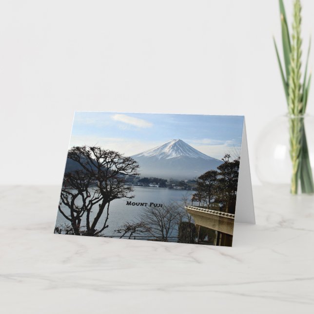 Schöner Mount Fuji Karte (Vorderseite)