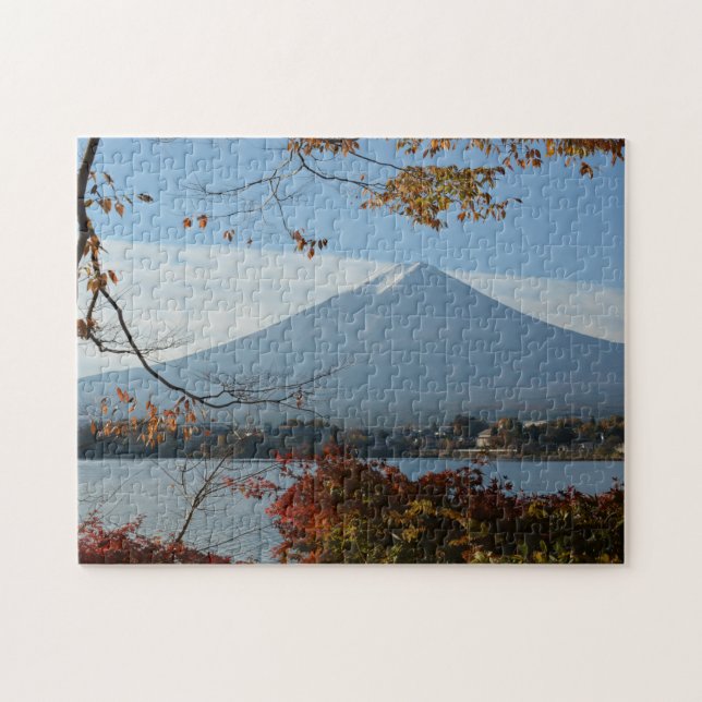 Schöner Mount Fuji | Präfektur Shizuoka Japan Puzzle (Horizontal)