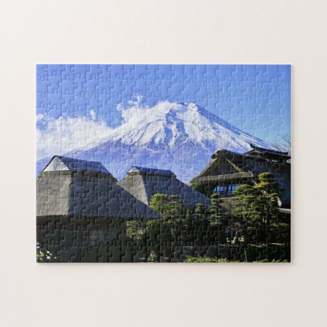 Schöner Mount Fuji | Präfektur Shizuoka Japan Puzzle (Horizontal)