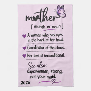 Schöner Muttertag Mutter Geschirrtuch