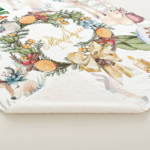 Schöner Name der Weihnachtsfamilie von Hirschen