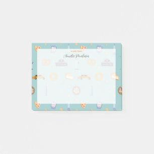 Schöner New Yorker Stadtmuster Türkisgrün Post-it Klebezettel