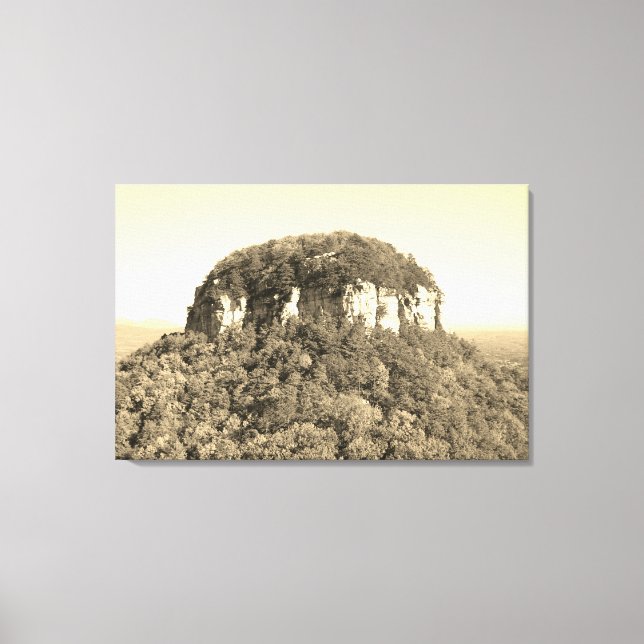 Schöner North Carolina Mountain Leinwanddruck (Vorderseite)