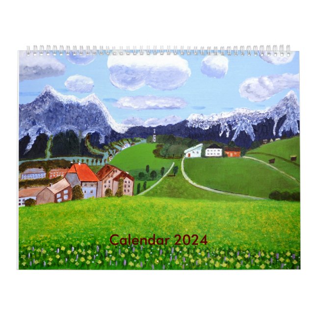 Schöner Norwegischer Kalender 2024 (Titelbild)