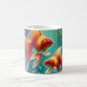 Schöner Nowruz-Goldfisch Kaffeetasse