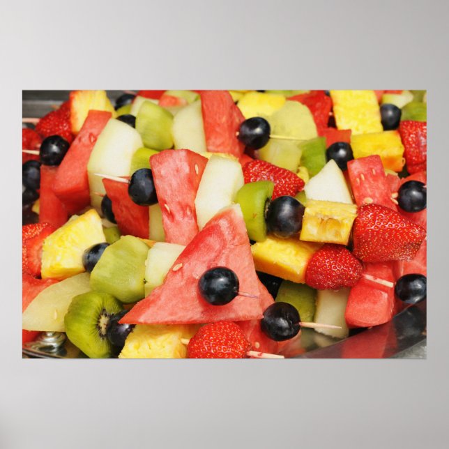 Schöner Obstsalat Poster (Vorne)