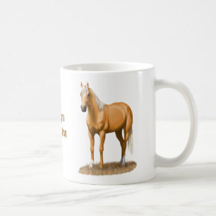 Schöner Palomino Quarter Reitstall Kaffeetasse