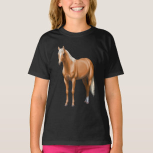 Schöner Palomino Quarter Reitstall T-Shirt