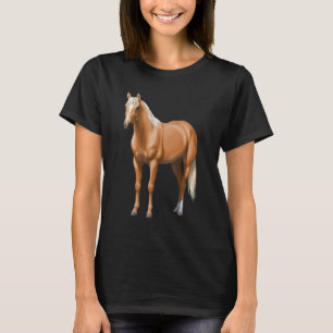 Schöner Palomino Quarter Reitstall T-Shirt