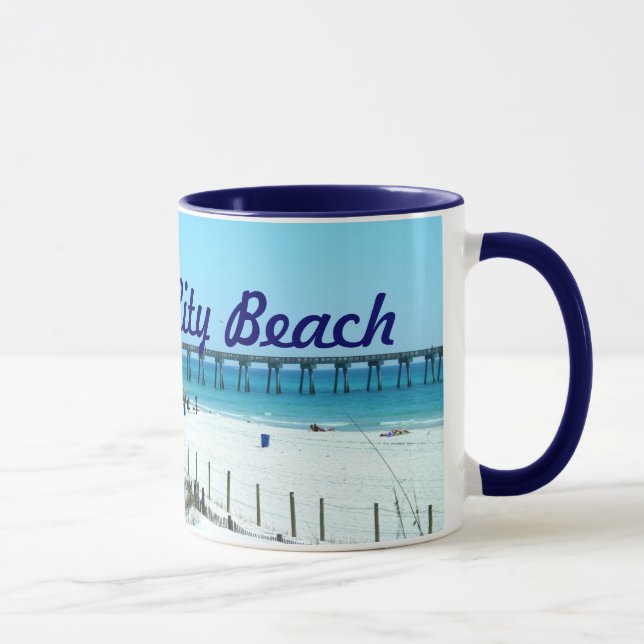 Schöner Panama-Stadt Strand, Florida Tasse (Rechts)