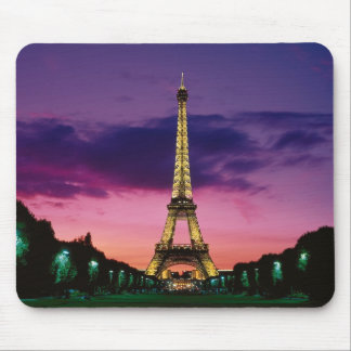 Schöner Paris-Eiffelturm nachts Mousepad