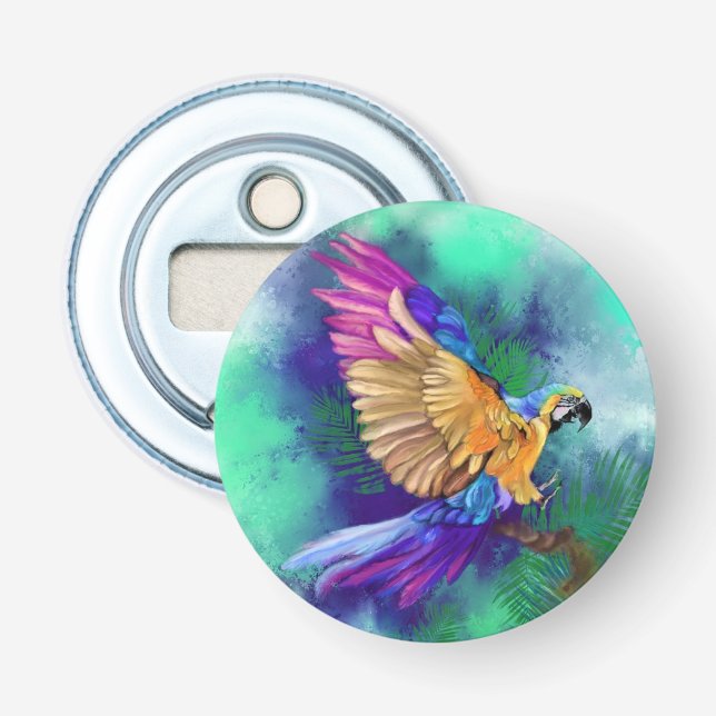 Schöner Parrot Flaschenöffner (Vorderseite)