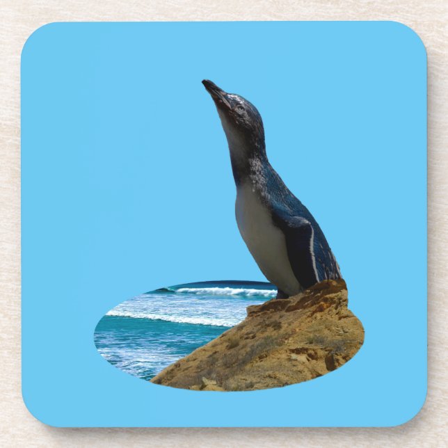 Schöner Penguin, Getränkeuntersetzer (Vorderseite)