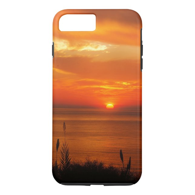 Schöner Personalisierter Strand in der Sonnenunter Case-Mate iPhone Hülle (Rückseite)