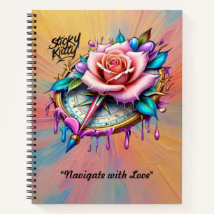 "Schöner Pfad der Zuneigung" Notizbuch