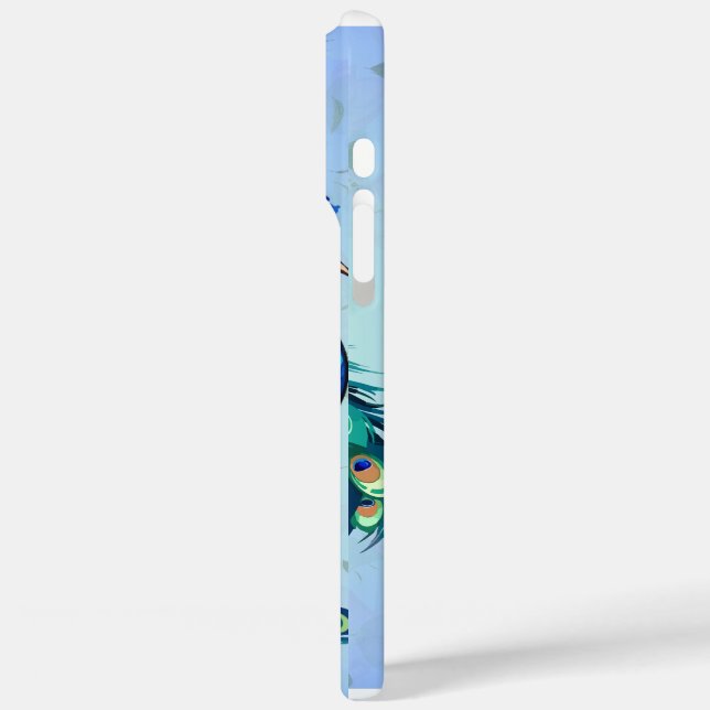 Schöner Pfau  Case-Mate iPhone Hülle (Rückseite / Links)