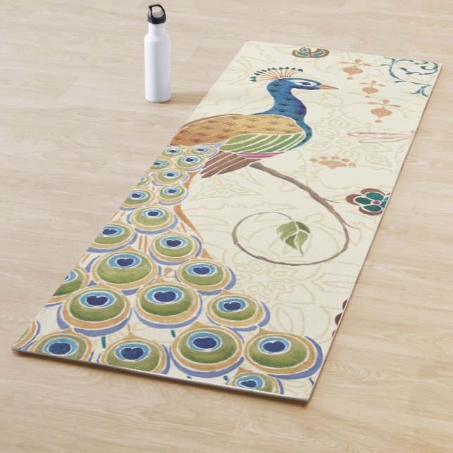 Schöner Pfau Yogamatte (Beispiel)