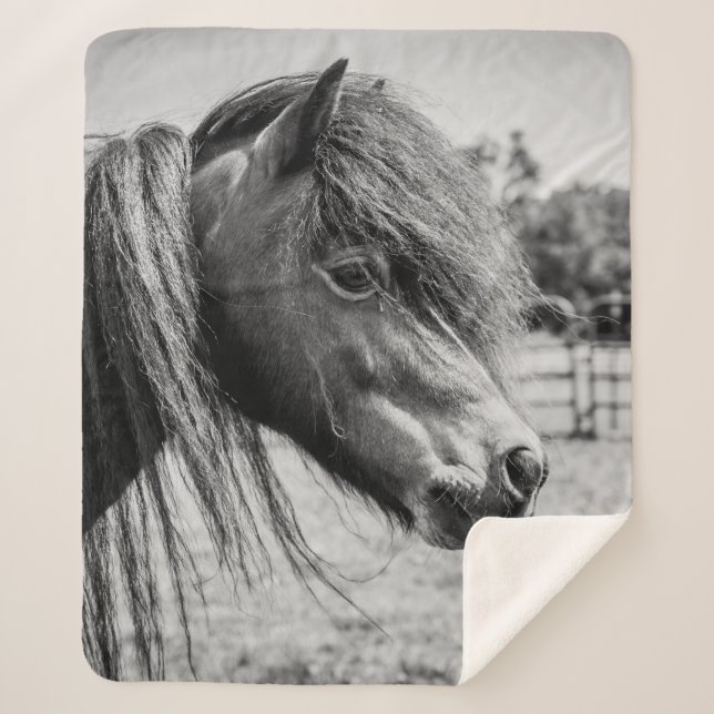 SCHÖNER PFERD SHERPADECKE (Vorderseite)