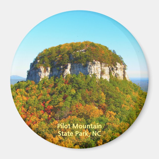 Schöner Pilot Mountain State Park NC Magnet (Vorne)