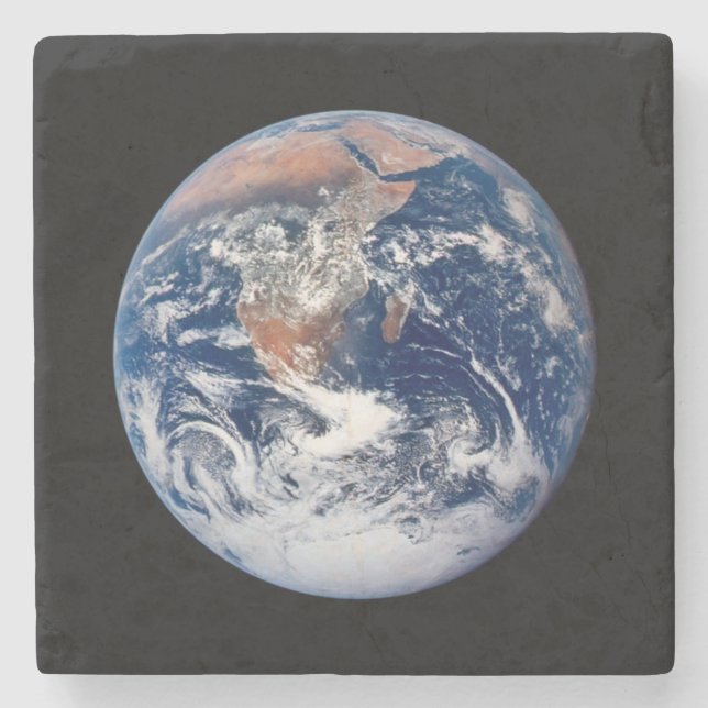 Schöner Planet Earth Stone Untersetzer (Vorderseite)
