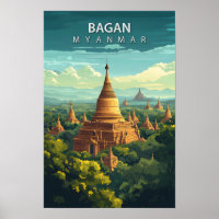 Schöner Platz Bagan Myanmar Art Travel