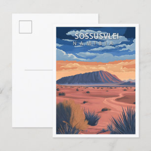 Schöner Platz Sossusvle Namibia Travel Postkarte