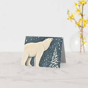 Schöner Polar-Bär Karte