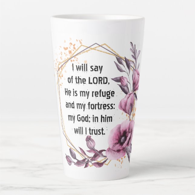 Schöner Psalm 91 Tasse (Vorderseite)