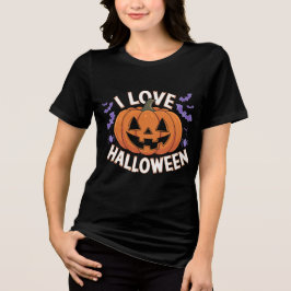 Schöner Pumpkin I Liebe Halloween Women's T - Shir Tri-Blend Shirt