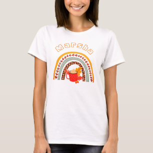 Schöner Regenbogen und heiße Schokolade T-Shirt