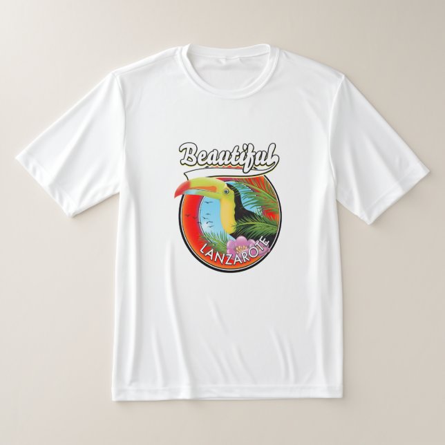 Schöner Reisepflaster auf Lanzarote. T-Shirt (Ablage )