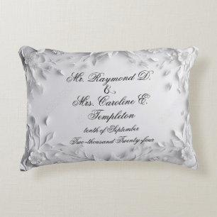 Schöner Ringträger-Hochzeitspillow Dekokissen